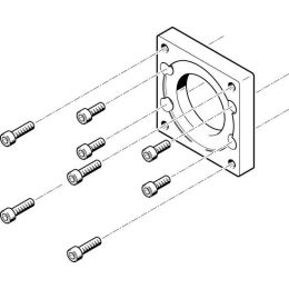 EAMF-A-62B-87A bride de moteur