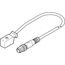 KMYZ-2-24-M8-2,5-LED câble de liaison