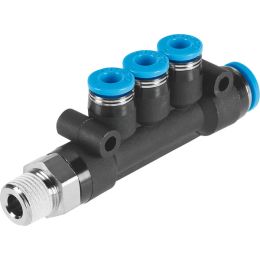 QST3-3/8-10-8 raccord banjo multiple