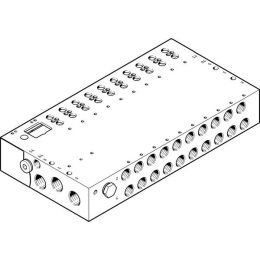 VABM-L1-18W-G38-9-G barrette de raccordement