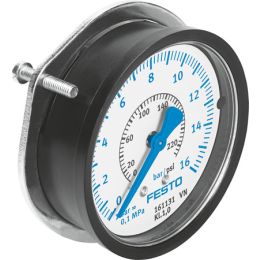 FMAP-63-16-1/4-EN flanged precision pressure gauge