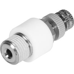 VFFK-C-K-R18-P flow control/silencer