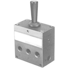 H-5/3-1/4 toggle lever valve