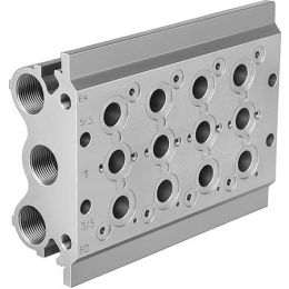 PRS-3/8-4-B manifold block
