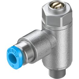 GRLZ-M5-QS-3-D one-way flow control valve