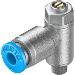 GRLZ-M5-QS-4-D one-way flow control valve