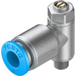 GRLZ-M5-QS-6-D one-way flow control valve
